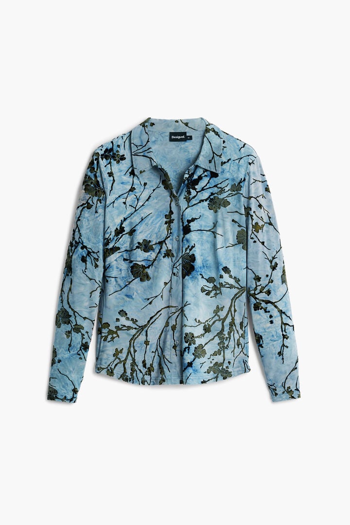 Geflockte blouse