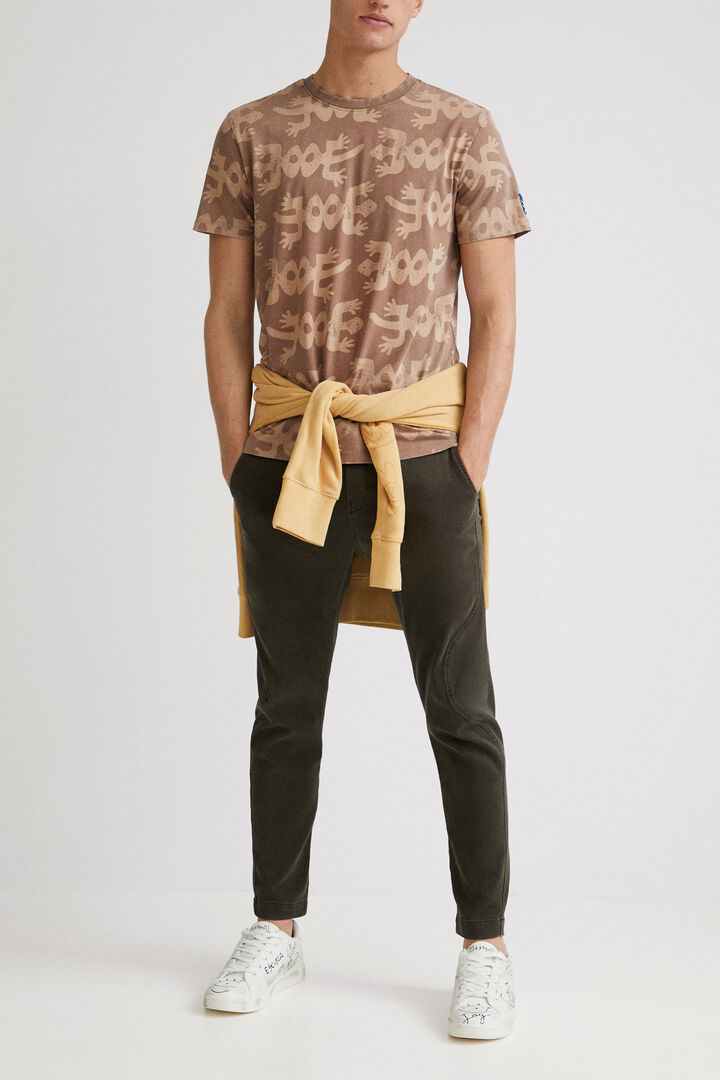 Short-sleeve lizard T-shirt | Desigual