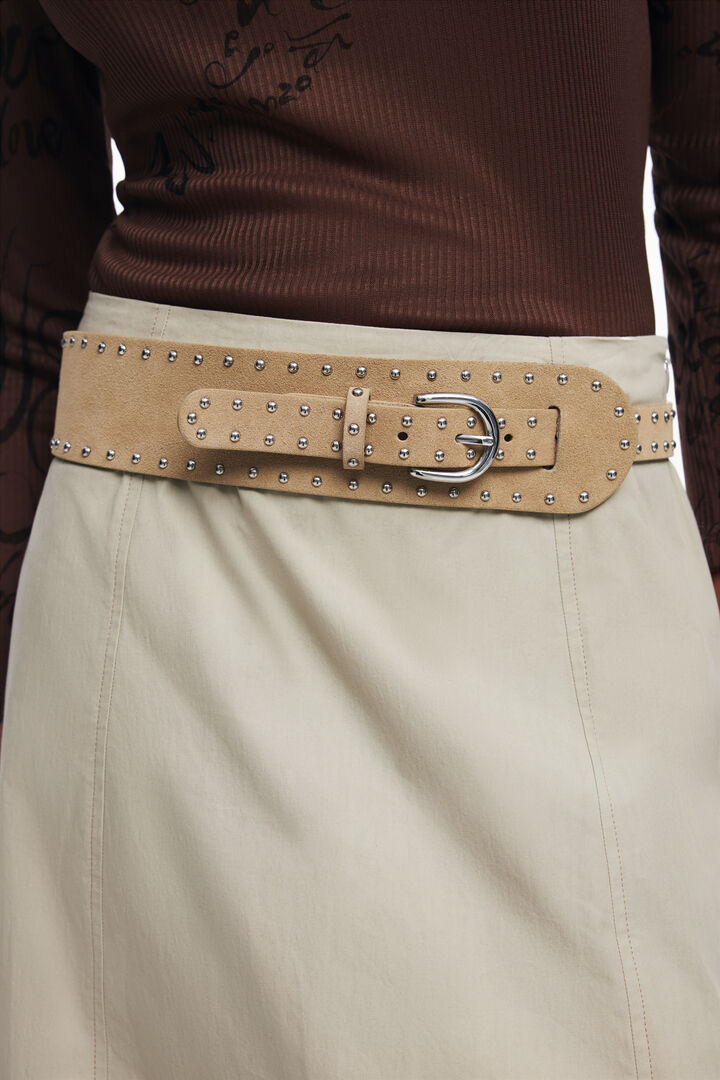 Double leather belt | Desigual