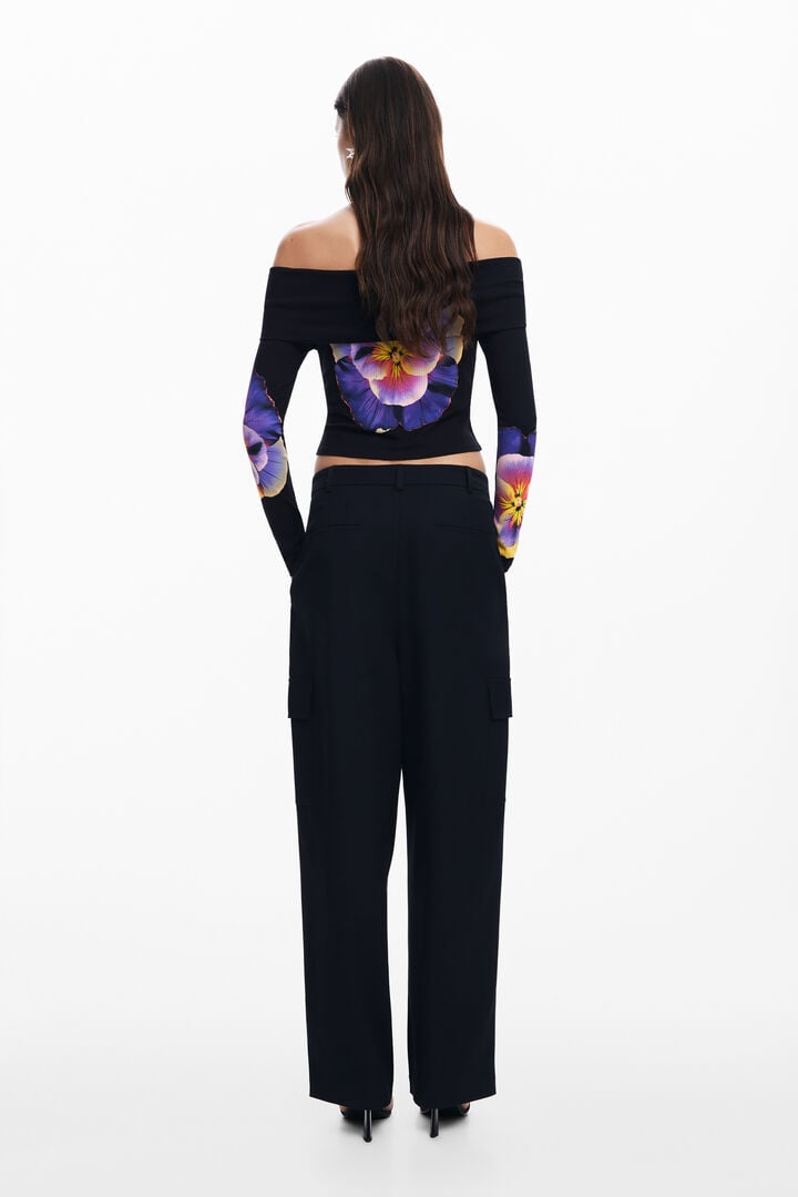 Camiseta estampado flores M. Christian Lacroix | Desigual