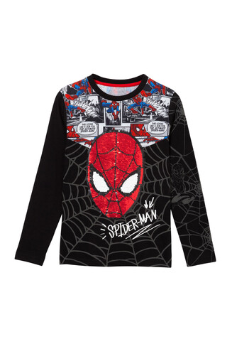 Maglietta Spider-Man paillettes