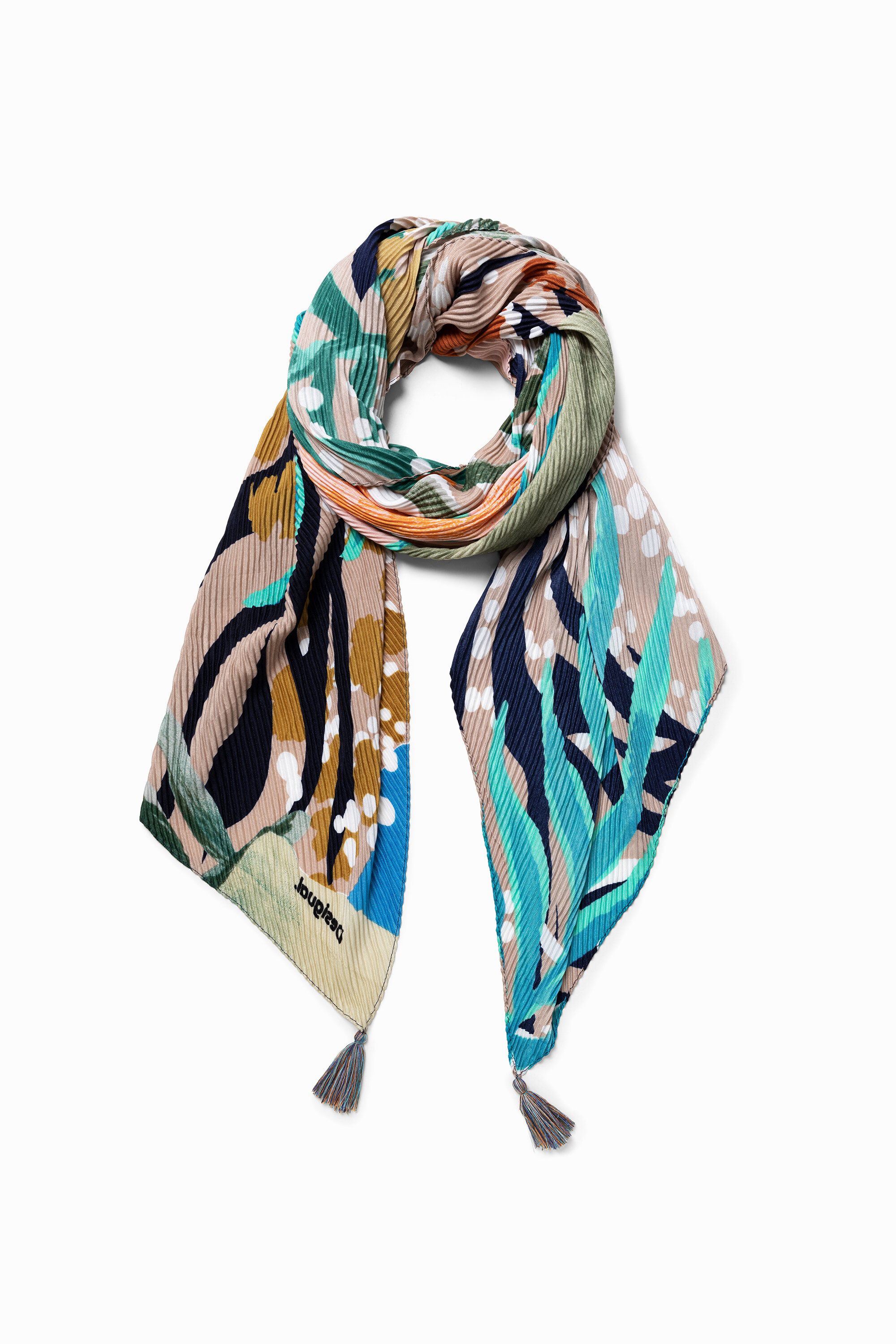 Floral tropical foulard