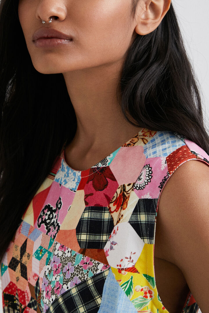 Overgooier met patchwork Johnson Hartig | Desigual
