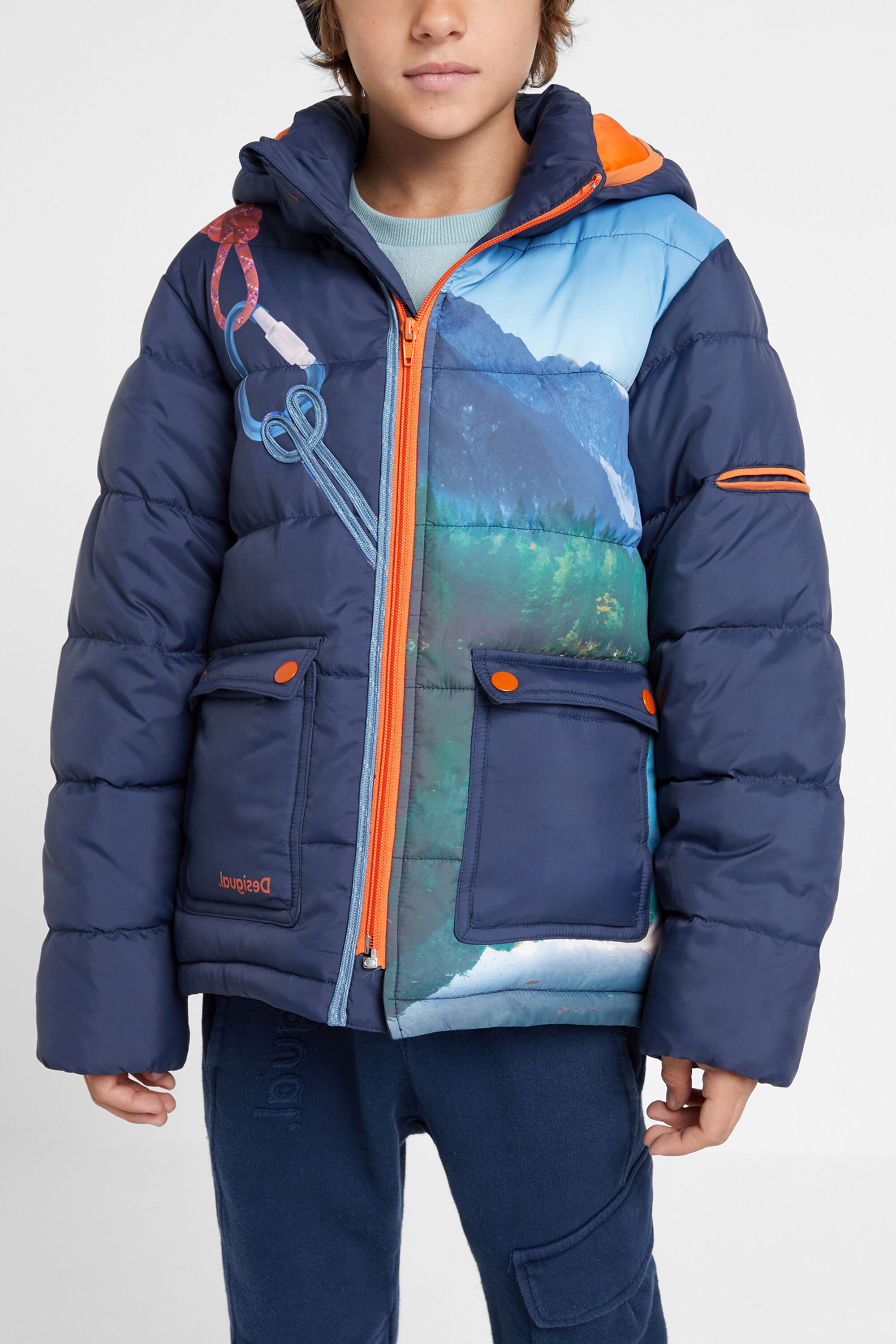 Trompe l'oeil anorak | Desigual.com