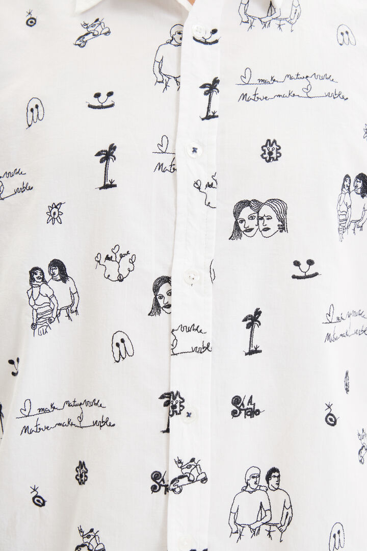Hemd Voile Stickereien | Desigual