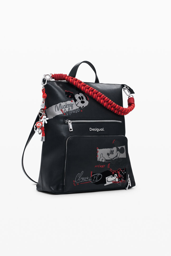 Střední batoh s efektem kůže Mickey™ | Desigual