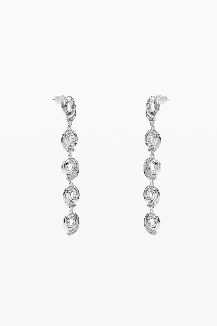 Cascade spiral earrings gold-plated Zalio | Desigual