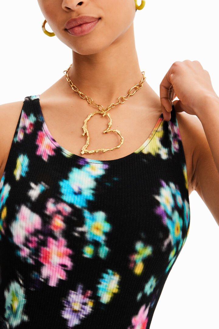 Ribbed strap bodysuit | Desigual