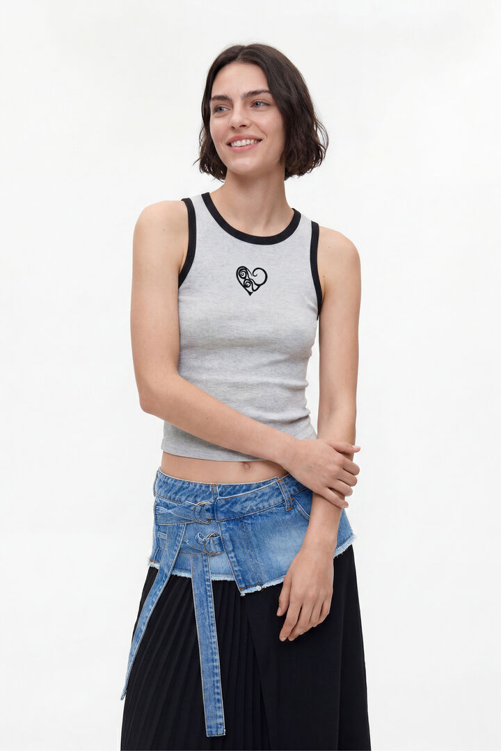 Camiseta Sin Mangas 100% Algod&oacute;n