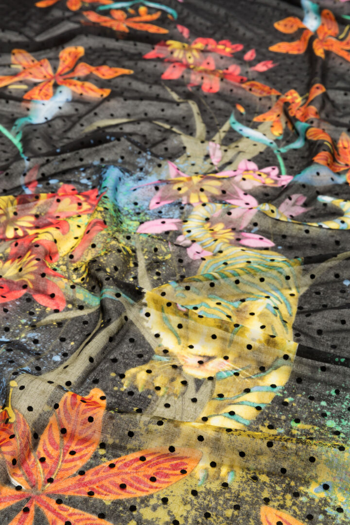 Tiger Flower Scarf | Desigual