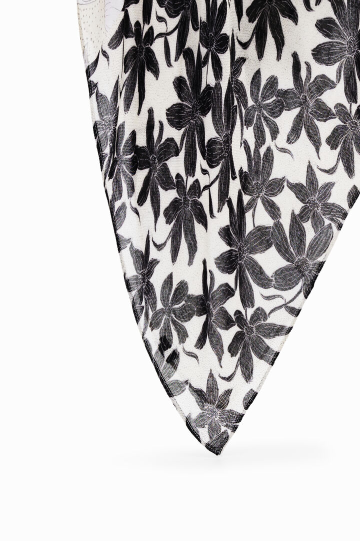 Levél mintás sál | Desigual