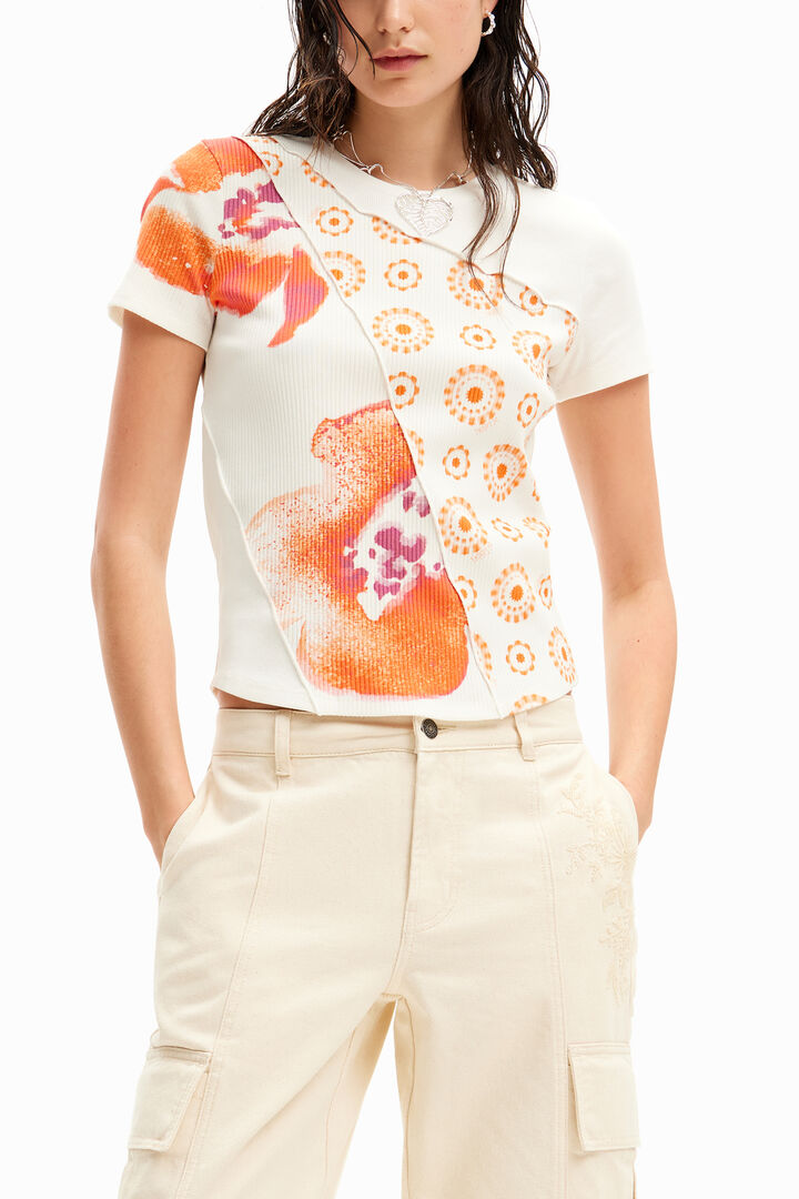 Embroidered cargo trousers | Desigual