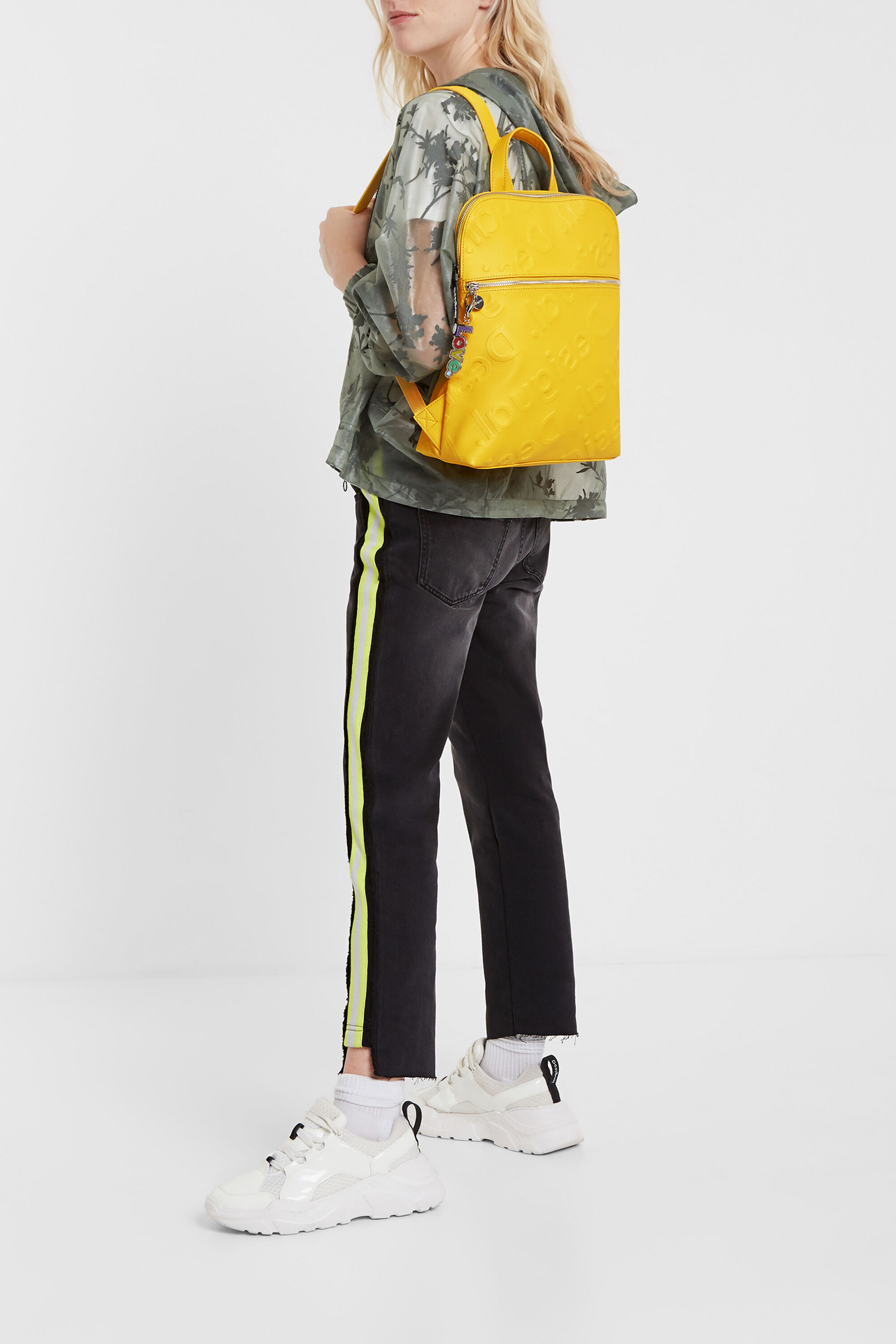 Mochila desigual amarilla clearance