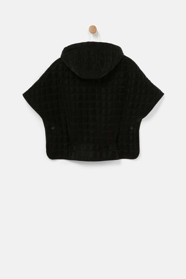 Padded hooded cape-jacket | Desigual