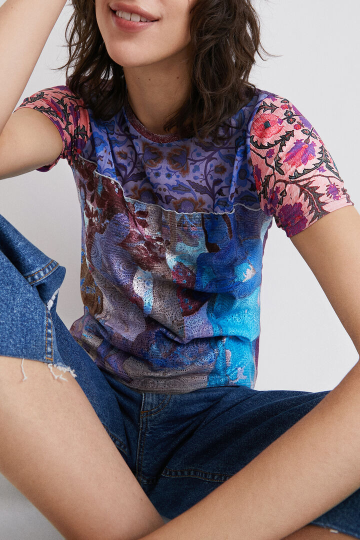 Camiseta patch Polinesia | Desigual