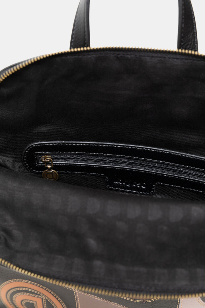 Embroidered monogram backpack | Desigual