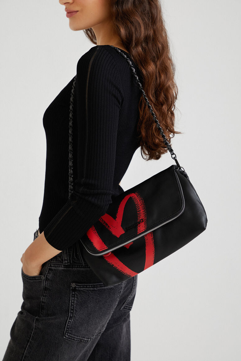 Extensible flap sling bag | Desigual