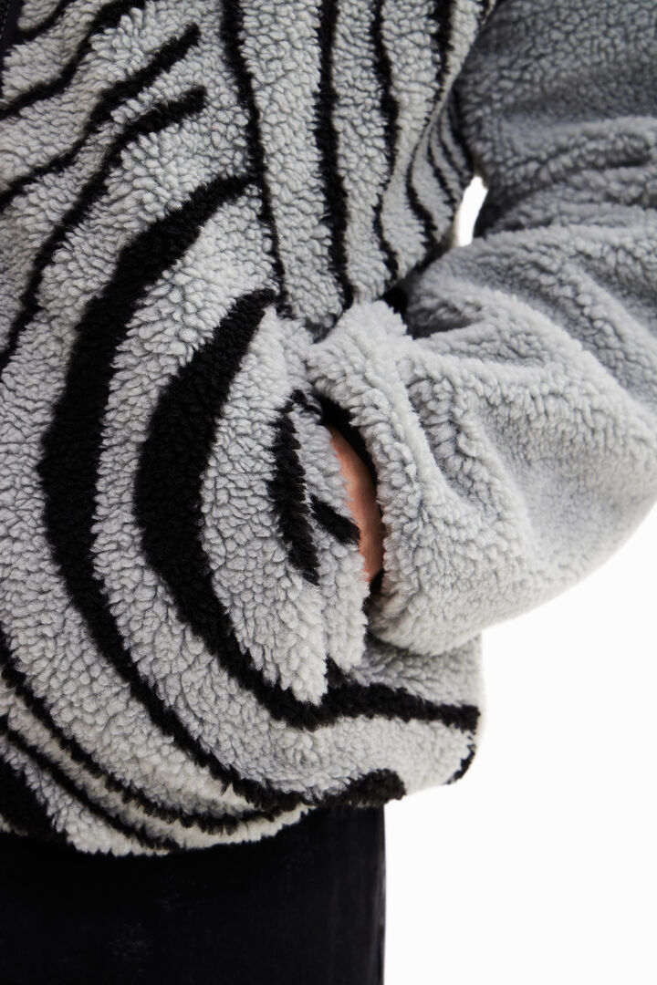 Chaqueta polar cuello alto | Desigual