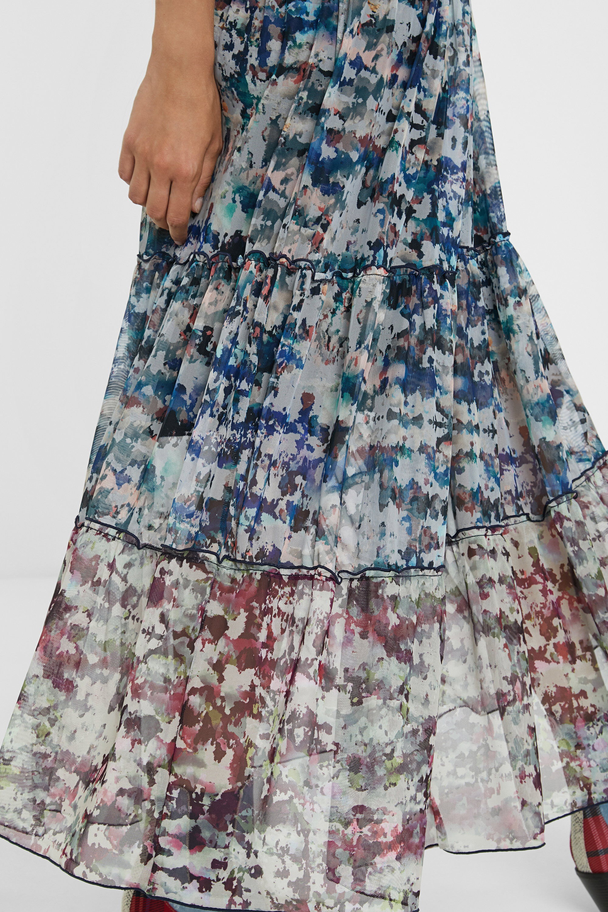 Robe longue camouflage desigual