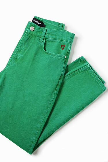 Mom jean effet délavé | Desigual