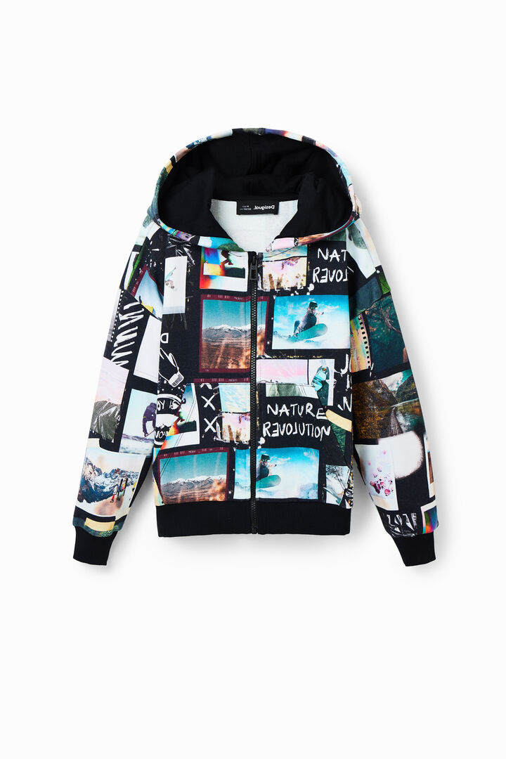 Photo collage hoodie