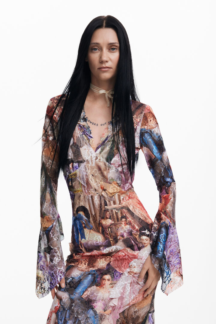 Vestido barroco María Escoté | Desigual