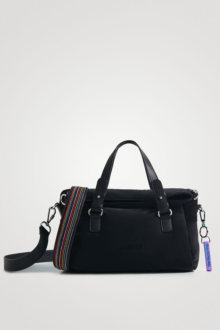 Handbag technical fabric solid colour | Desigual