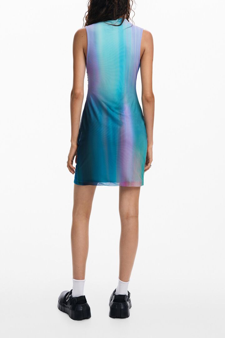 Vestido tul efecto difuminado | Desigual