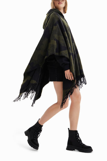 Katonai poncsó | Desigual