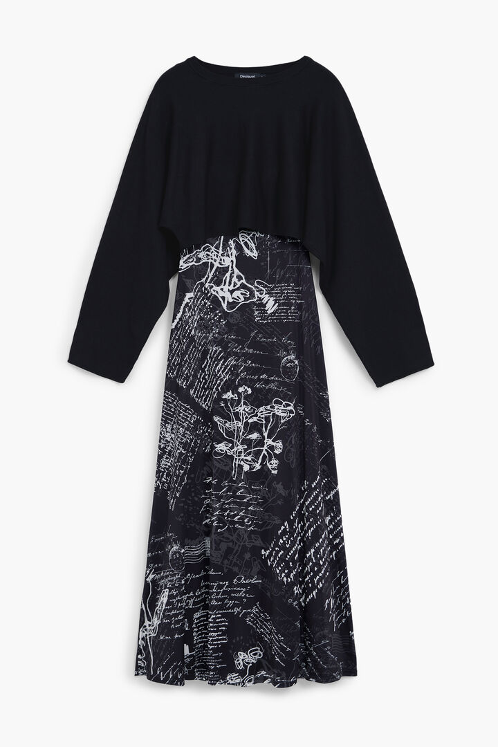Vestido midi combinado | Desigual