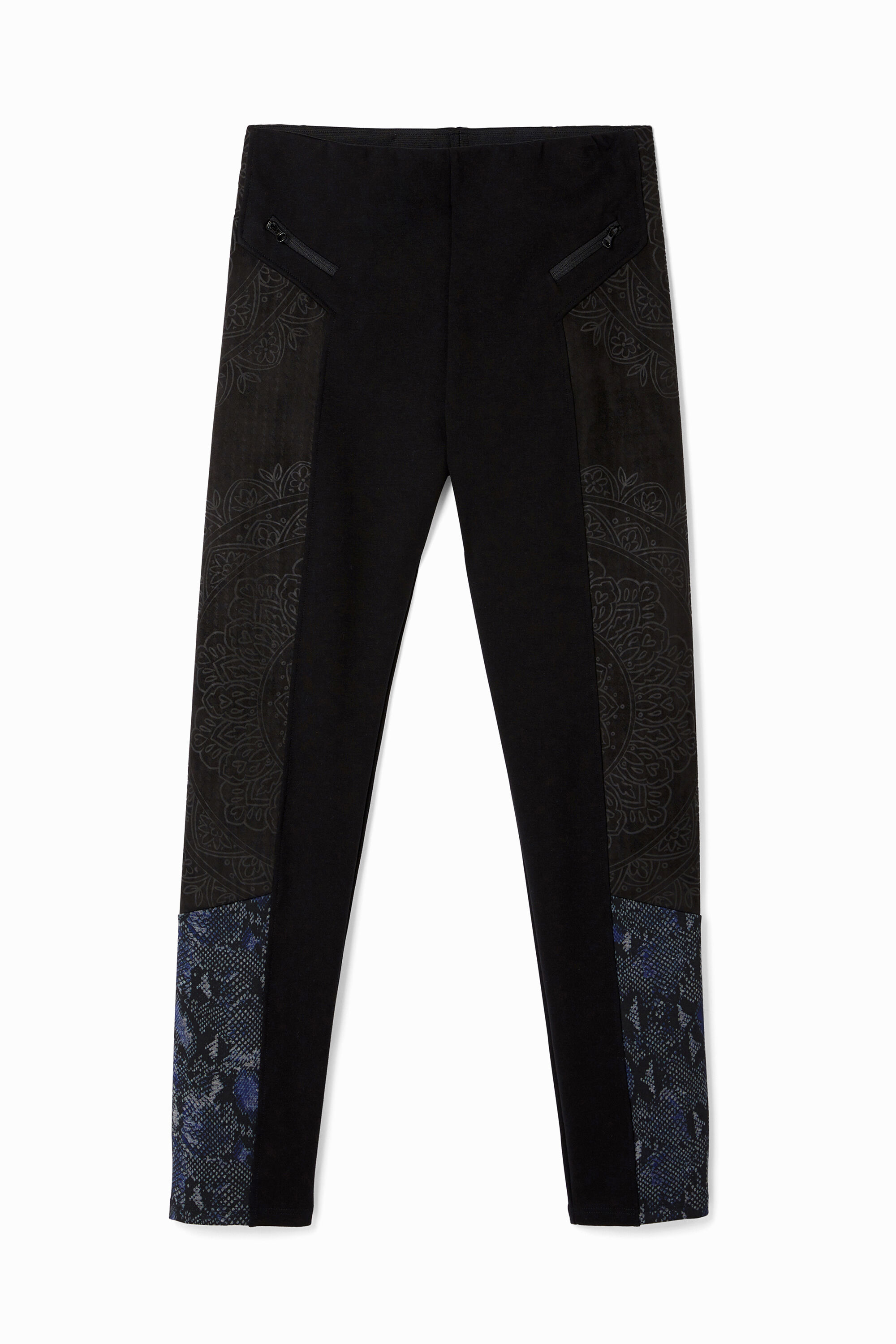 Hose Slim Cut Animal-Print