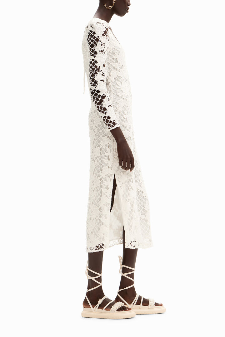 Lace midi dress | Desigual