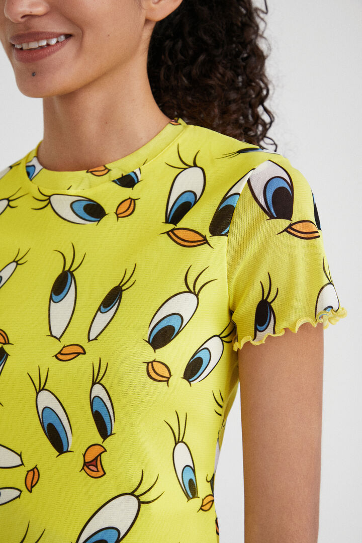 Slim tulle Tweety T-shirt | Desigual
