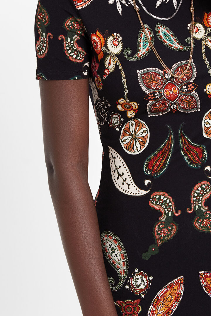 Vestido midi estampación paisley | Desigual