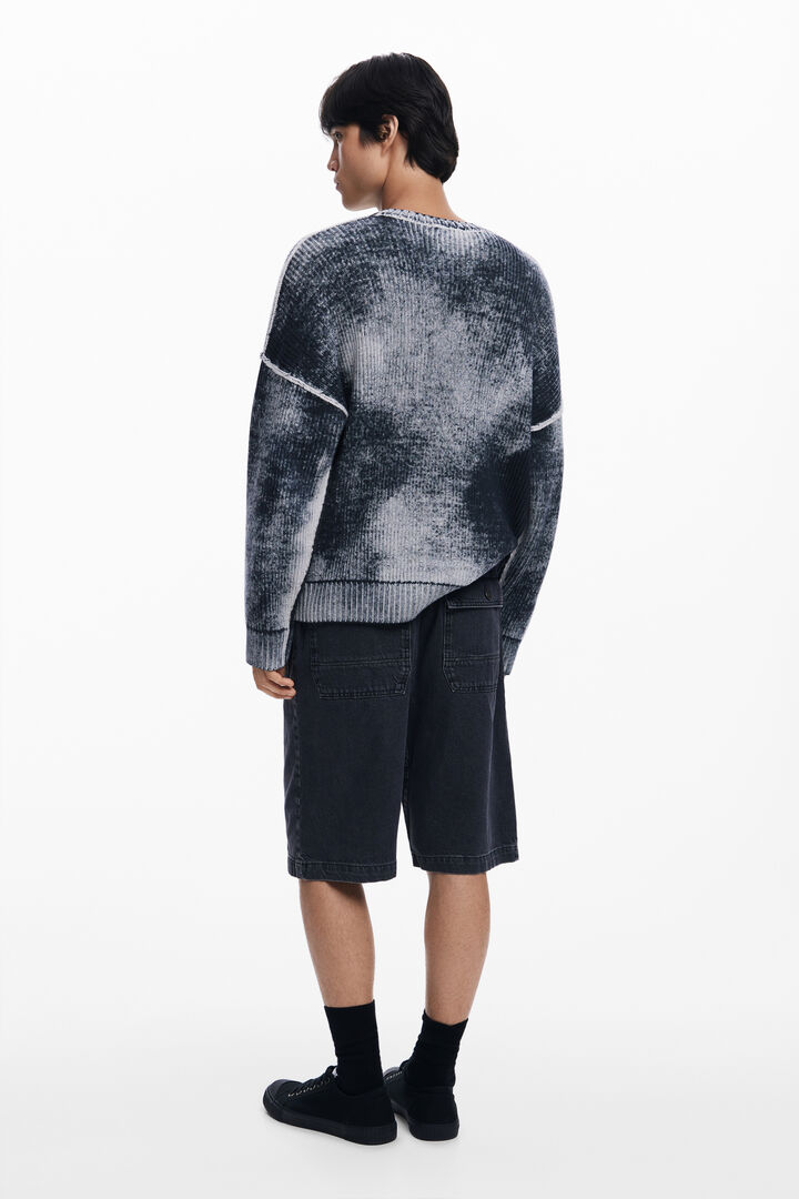 Distressed knit sweater | Desigual