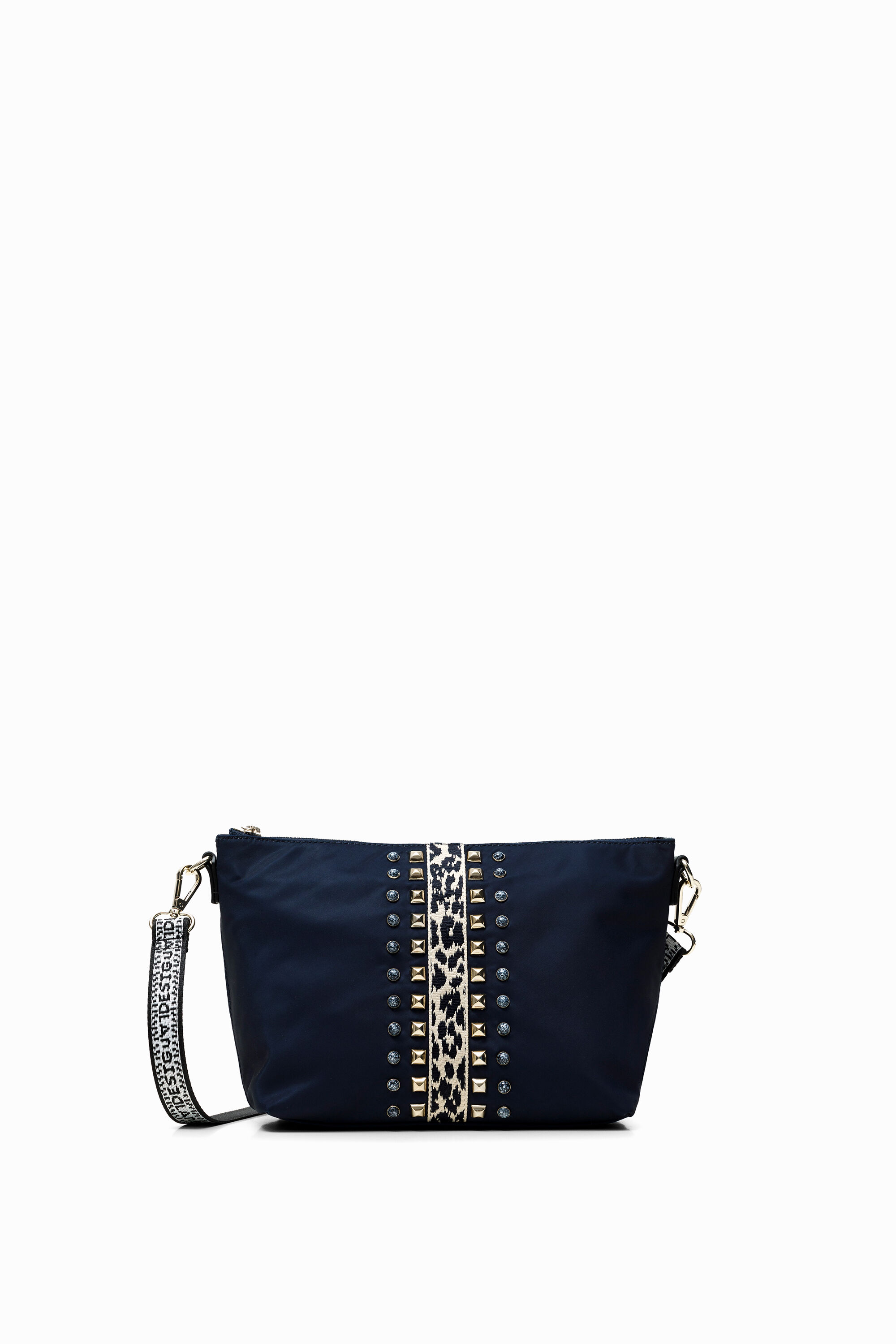 Animal print band sling bag