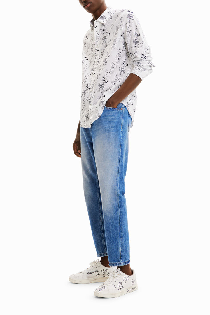 Long-sleeve wolf shirt | Desigual