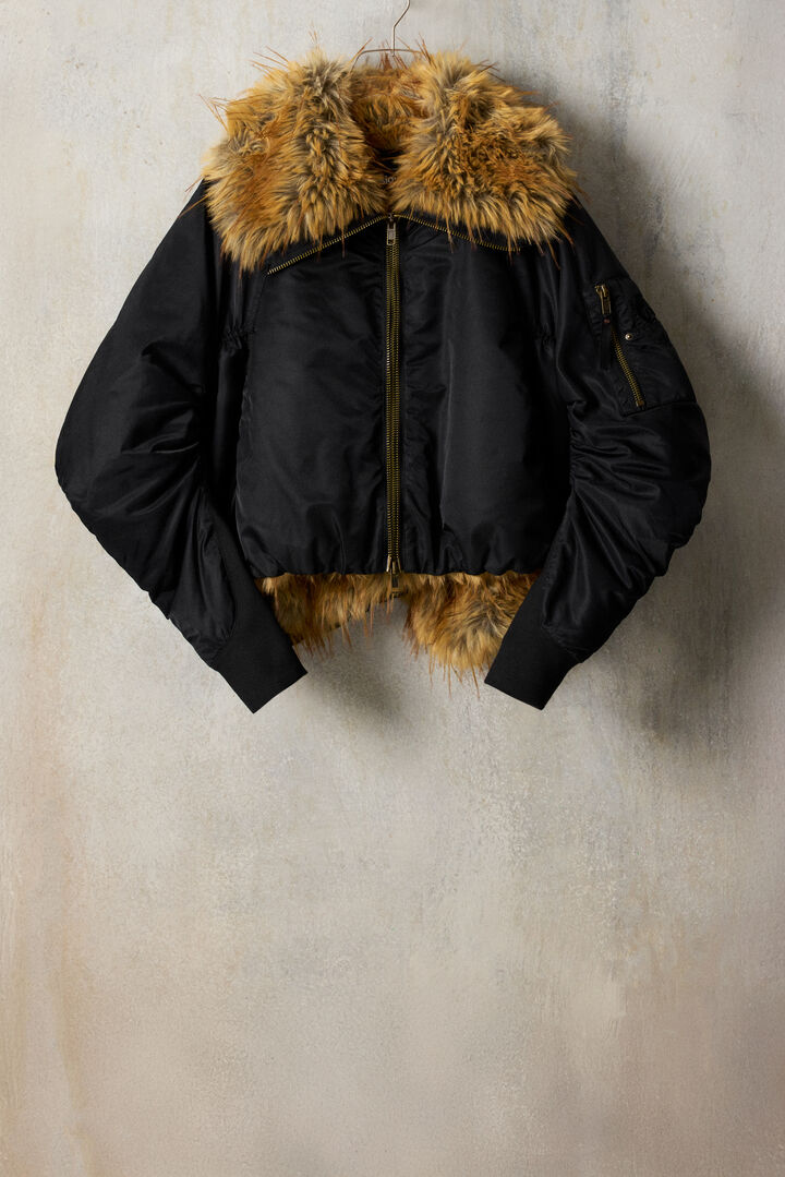 Cazadora pelo oversize studio