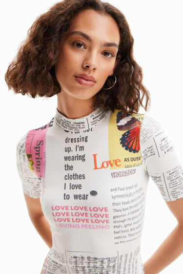 Vestit curt skater diari | Desigual
