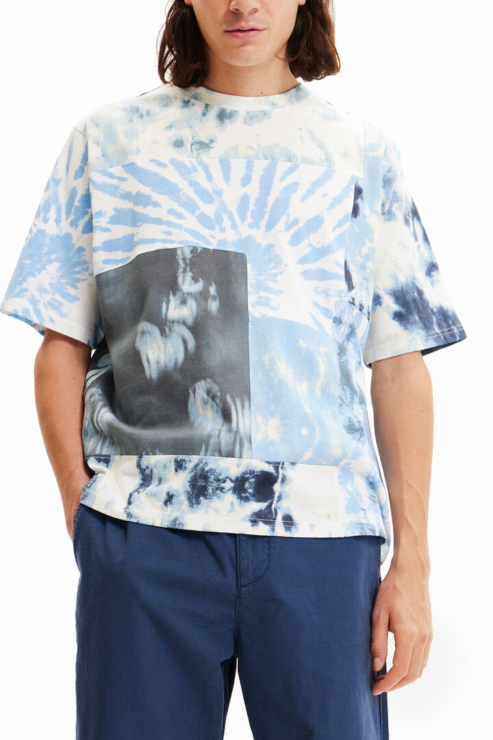 T-shirt patchwork tie and dye | Desigual