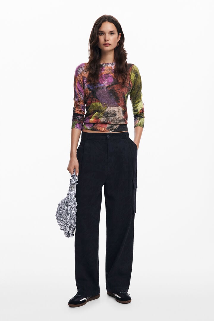 M. Christian Lacroix printed cargo pants