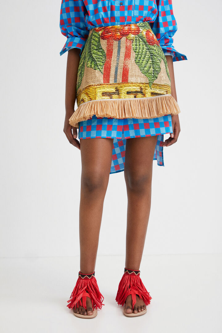 Stella Jean short skirt | Desigual