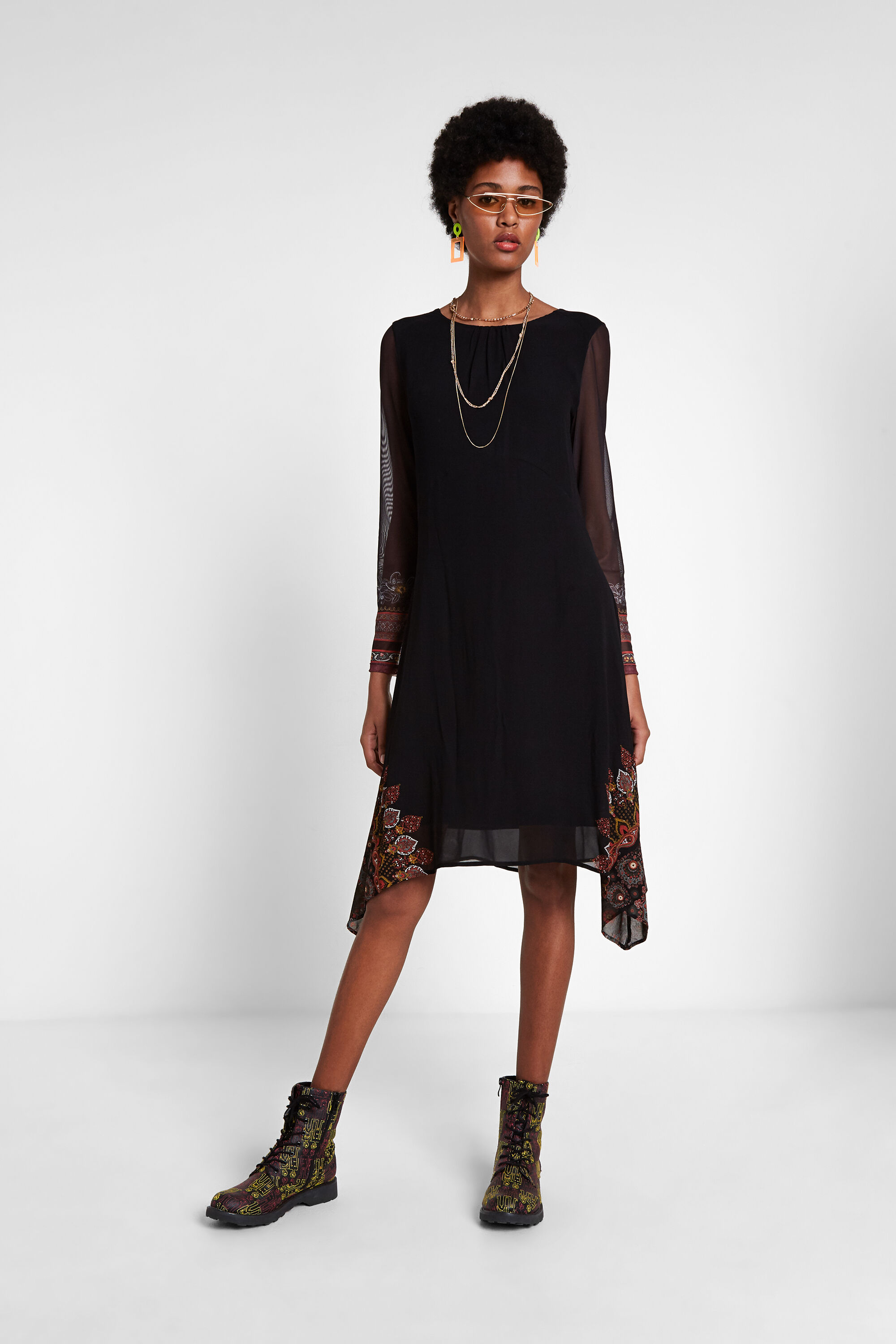 desigual black dress
