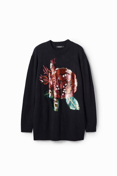 M. Christian Lacroix oversize sequin pullover | Desigual