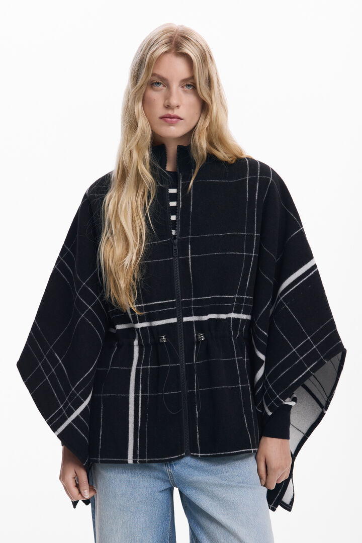 Karierter Poncho | Desigual