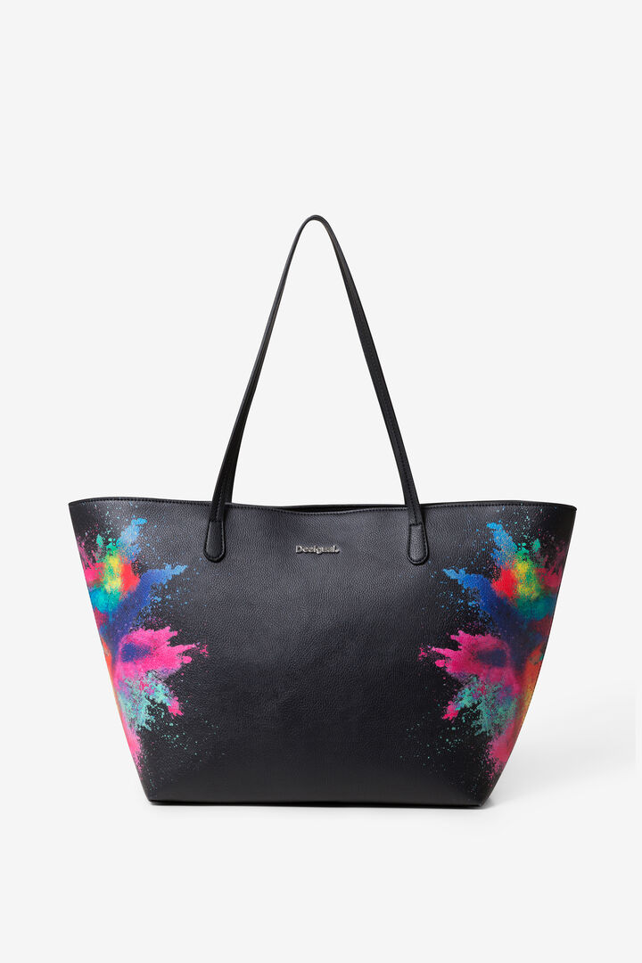 Black PU Bag Holi Capri | Desigual