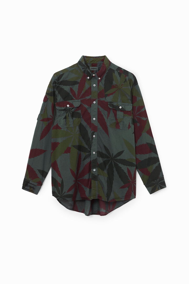 Printed cotton shirt