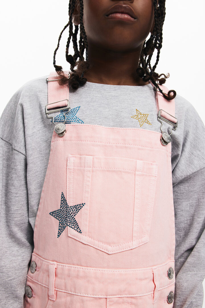 Pinafore dress with stars | Desigual