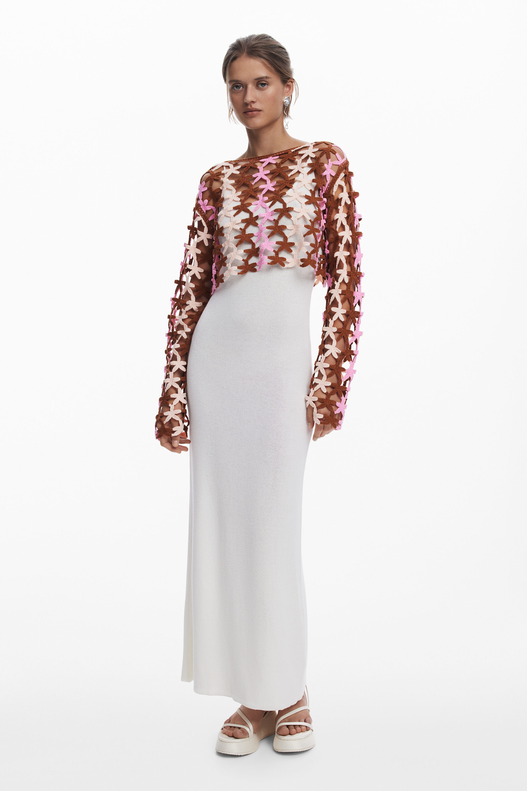 2-in-1 crochet dress