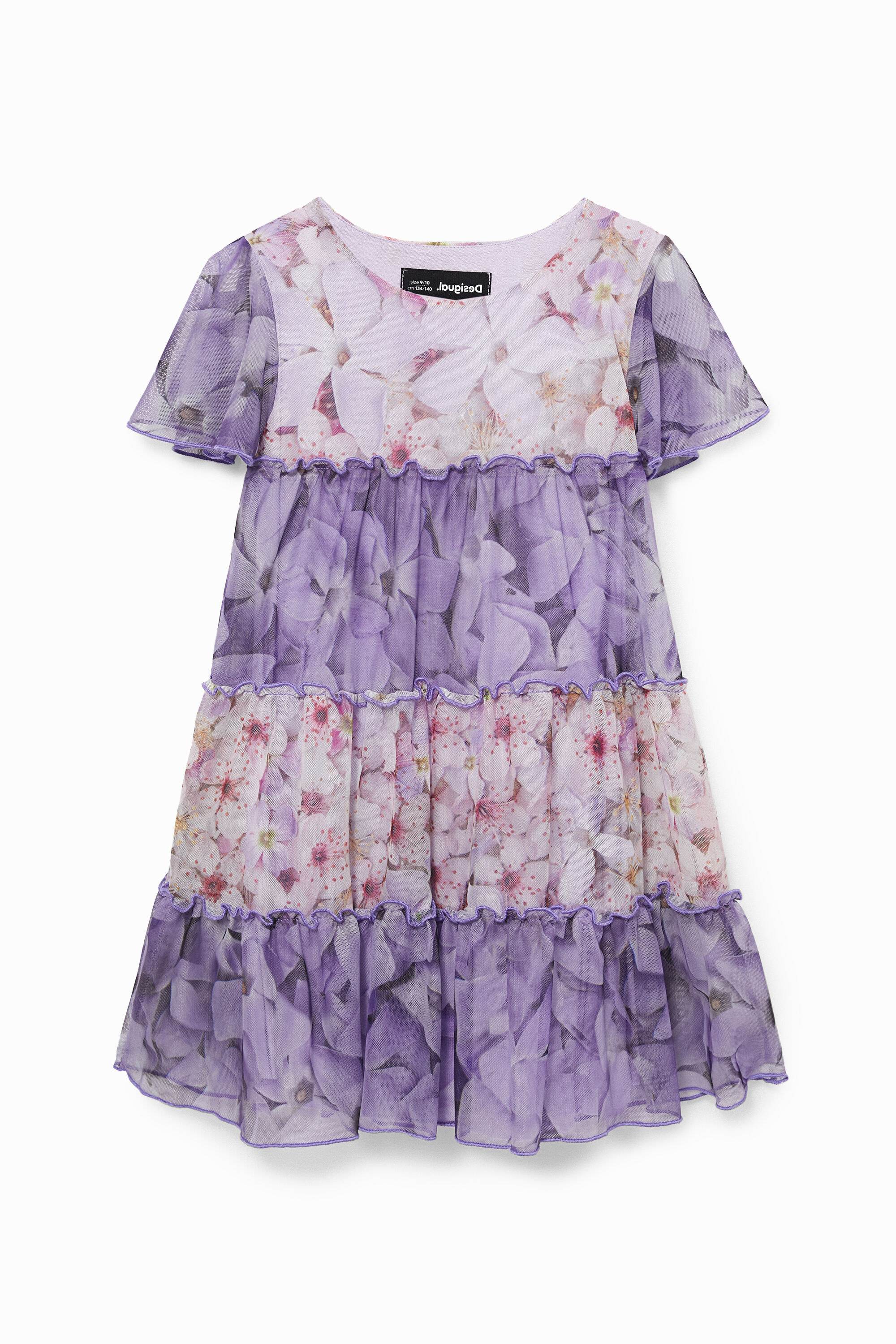 Tulle violet dress